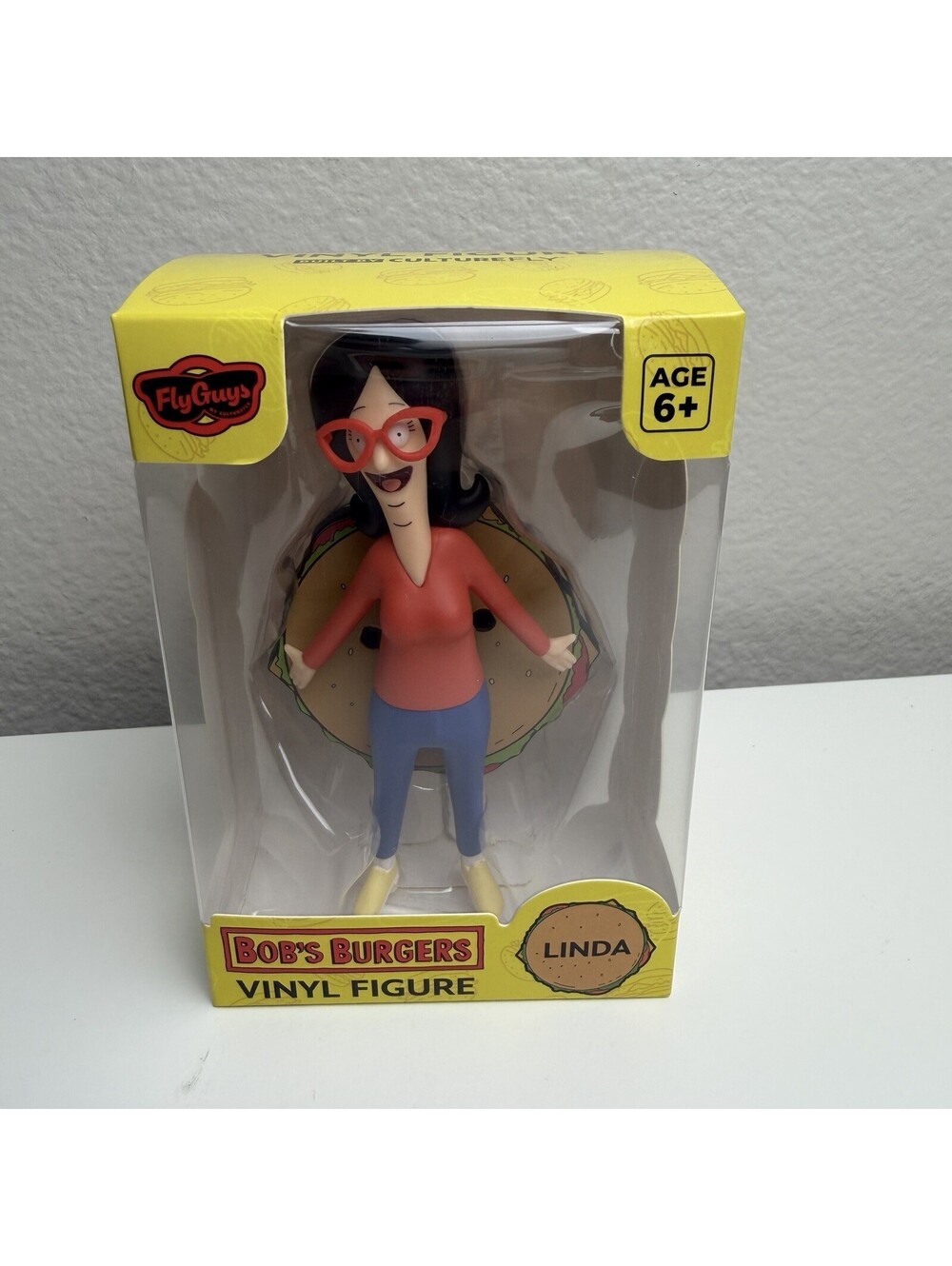 Bob’s Burgers Linda Belcher CultureFly FlyGuys 4.7” Vinyl Figure Boxed NIB